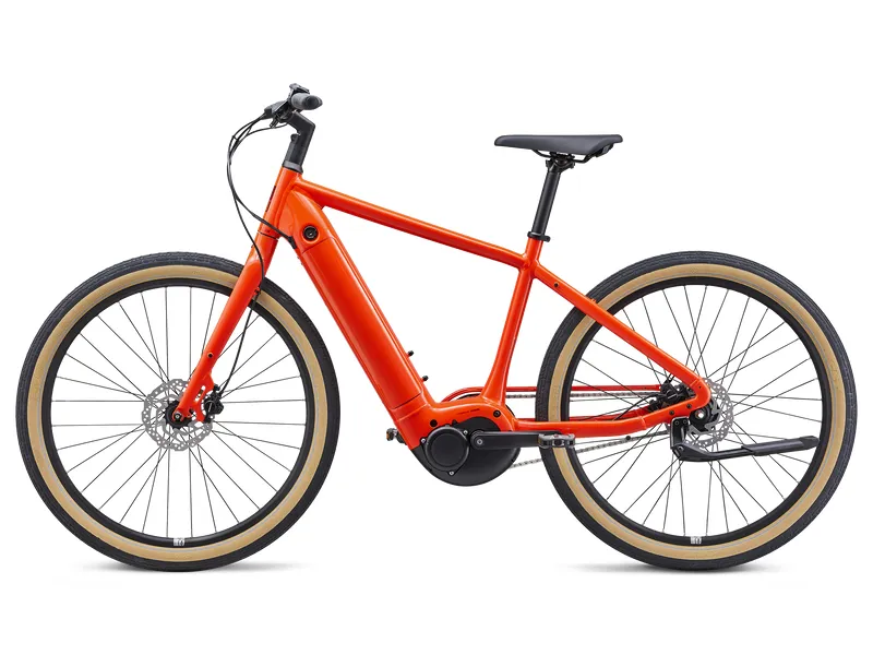 Momentum Transend E+ 2024 Electric Hybrid Bike - Tequila Sunrise-1